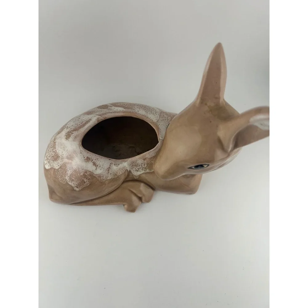 Vintage Ceramic Fawn/Deer Planter‎ Pot